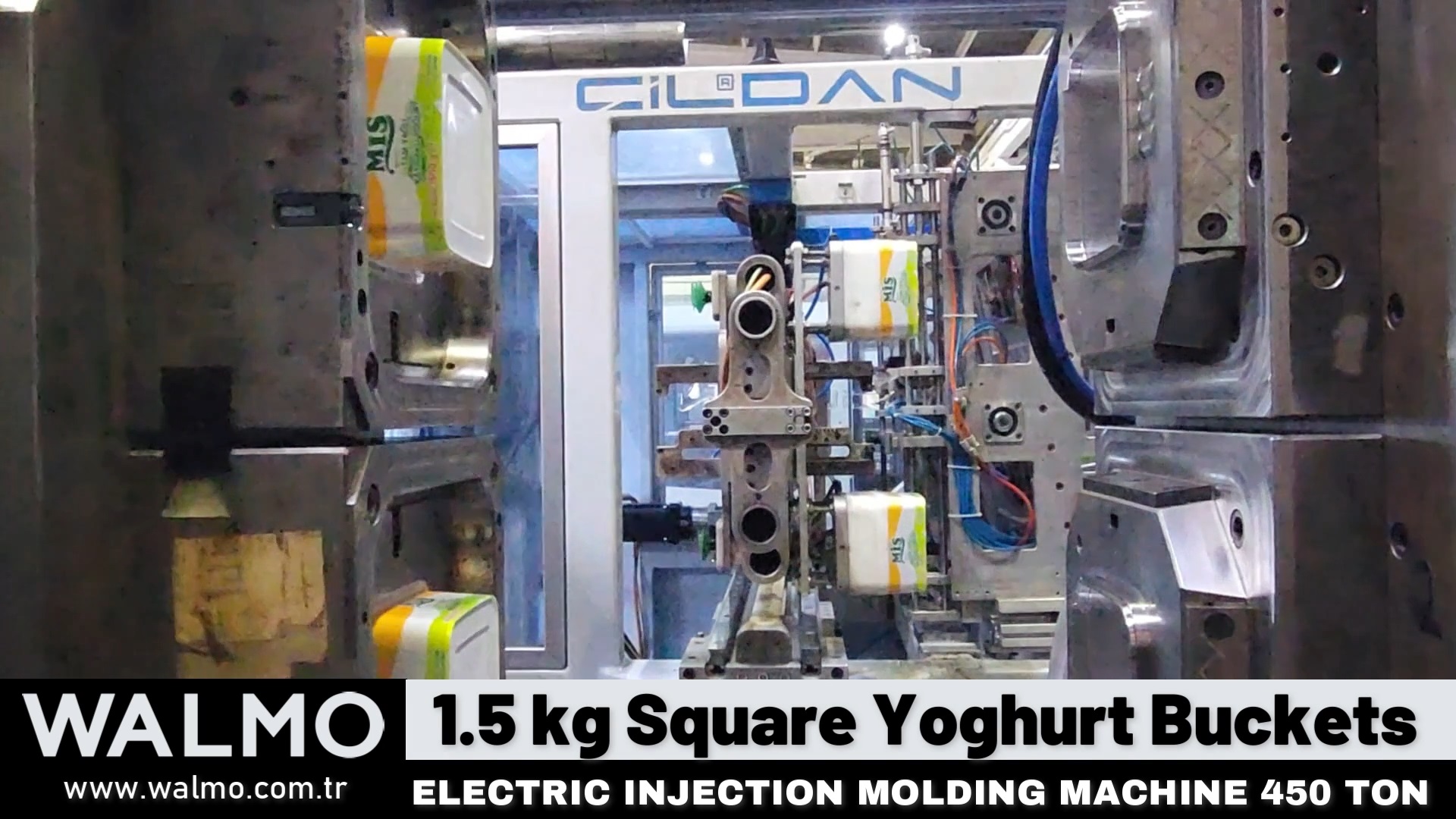 Production of 1.5 kg Square Yoghurt Buckets