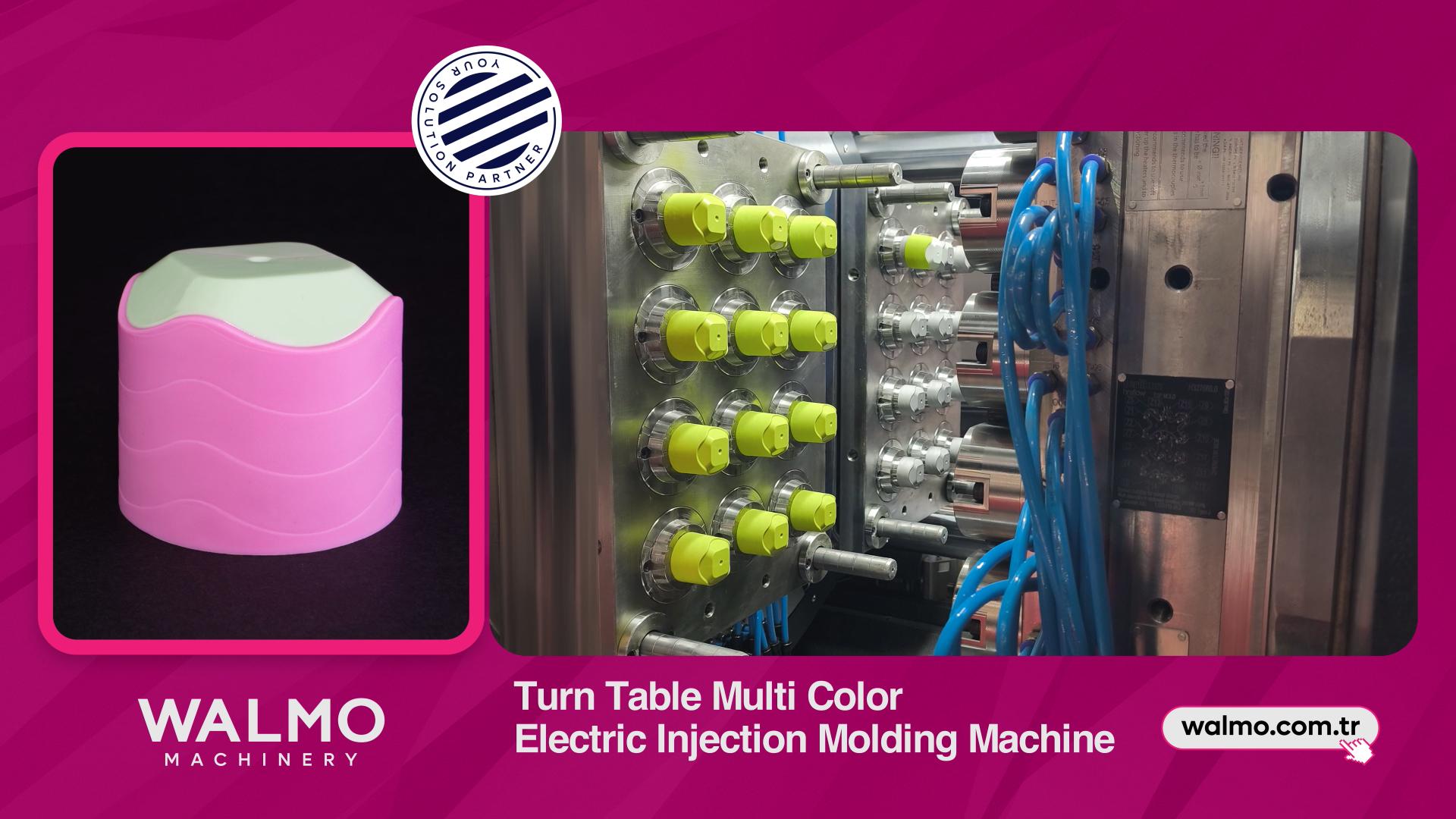 Turn Table Multi Color Electric Injection Molding Machine